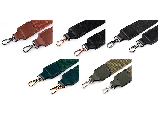 Curea textilă cu carabine pentru geantă latime 3,8 cm