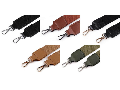 Tracolla per borsa con gancetti, larghezza: 3,8 cm