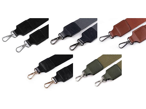 Popruh na tašku s karabínami šírka 3,8 cm