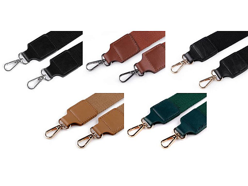 Shoulder Handbag Strap with Hooks, width 3.8 cm