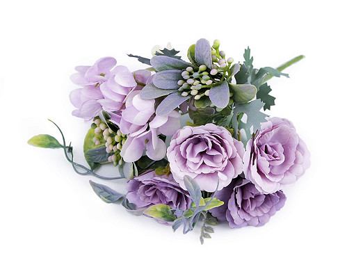 Artificial Bouquet of Roses, Hydrangeas