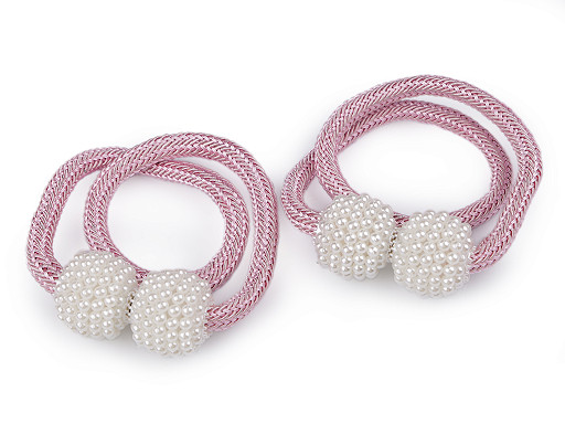 Decorative Curtain tiebacks / Drape holdbacks, with magnet