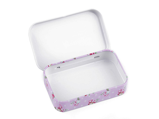 Plechová krabička kvety ruže