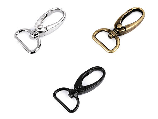 Metall-Drehkarabiner, Durchzug 20 mm