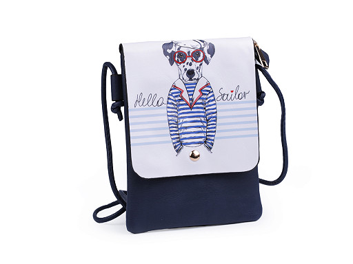 Borsa a tracolla piccola, motivo: gatto, fiore, unicorno, cervo, cavallo, dimensioni: 15,5 x 21 cm