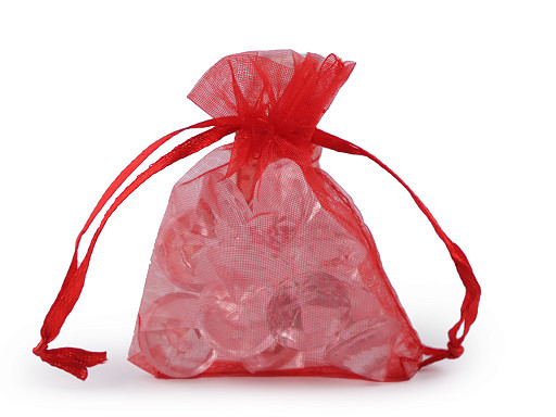 Geschenksäckchen 7x8,5 cm Organza