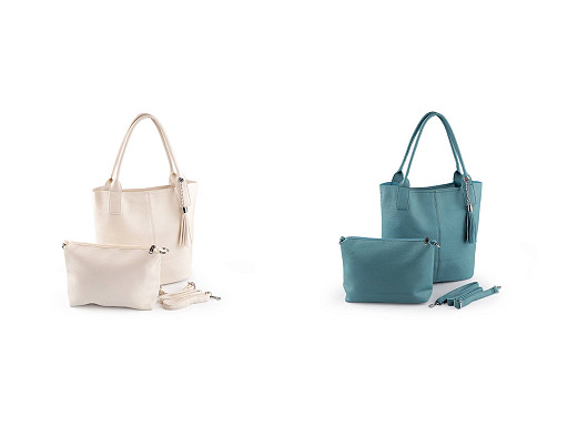 Sac à main 2 en 1 grand format avec pompon, 38 x 33 cm