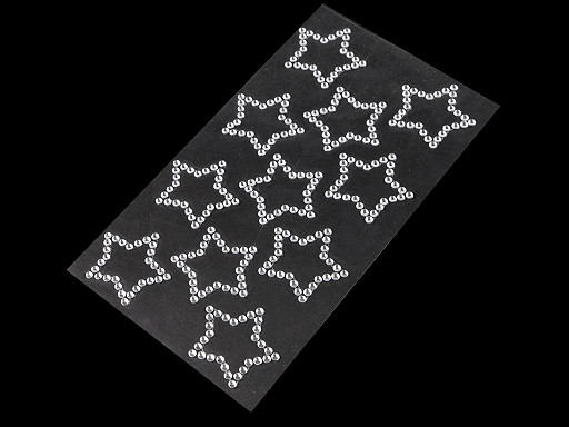 Copos de nieve, corazones, estrellas autoadhesivos de pedrería