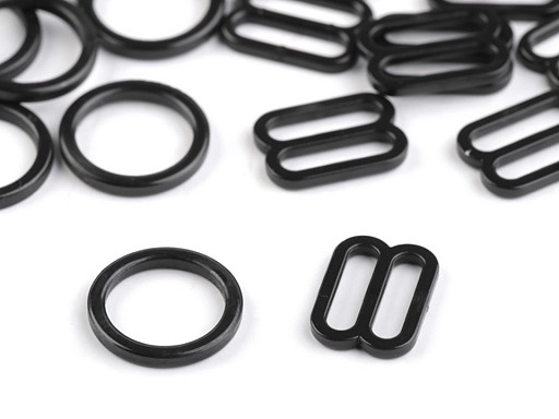 Plastic Bra Ring and Slider width 12 mm
