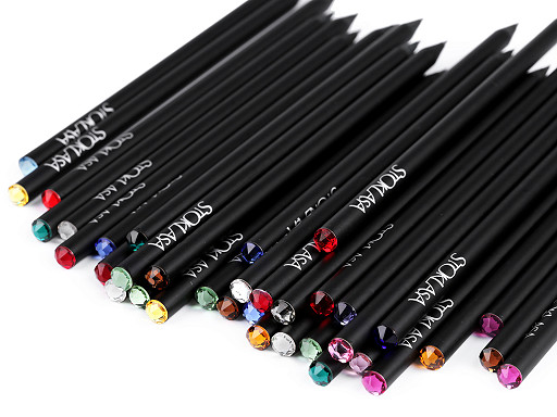 Ołówek z szlifowanym kamykiem Swarovski Elements