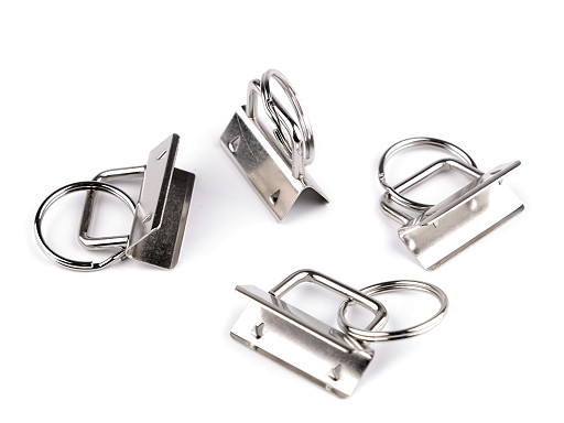 Key Fob Hardware with Split Ring width 32 mm