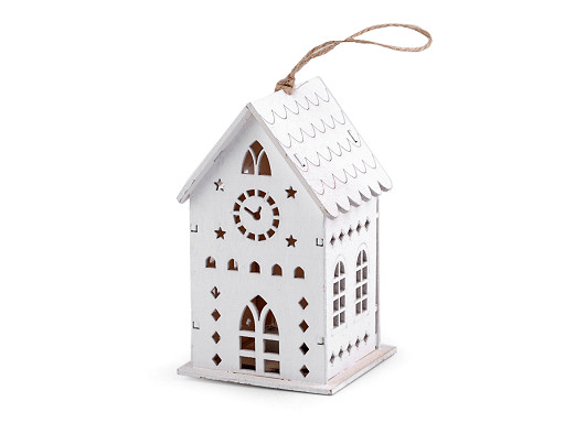 Decorative Wooden House Light-up