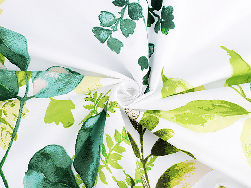 Cotton Fabric / Canvas - Leaves