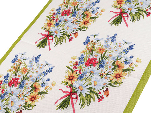  Wafelpikee Baumwolle Sonnenblume