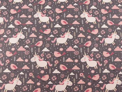 Cotton Fabric / Canvas Unicorn