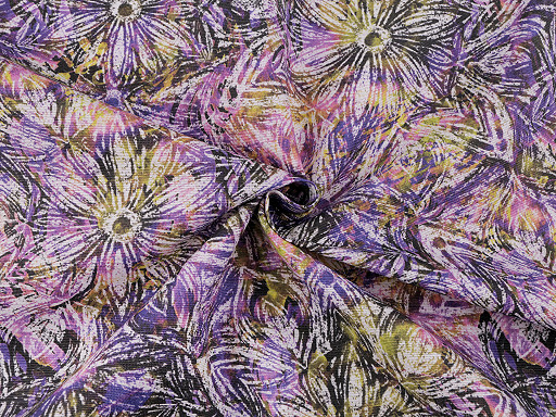 Dekostoff Loneta abstrakte Blüten