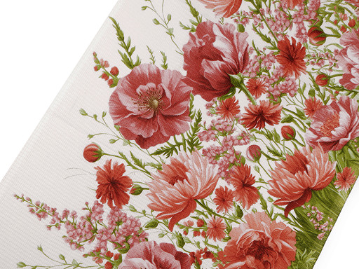 Bavlněné vaflové piké květy