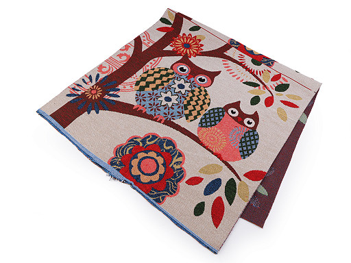 Ready to Sew! PreCut Pillow Kit Tapestry Type 50x50 cm Owl
