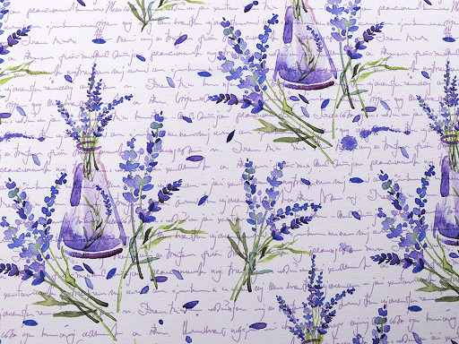 Dekorativna tkanina Loneta PES lavanda