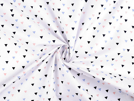 Cotton Fabric / Canvas, Triangles