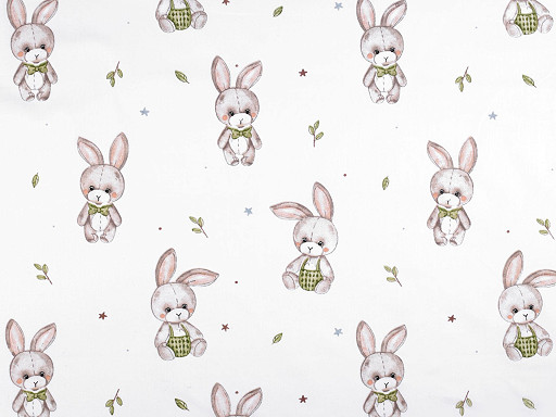 Cotton Fabric / Canvas, Rabbit