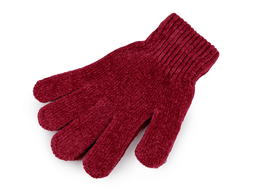 Women's knitted gloves