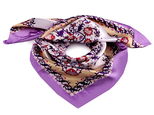 Satin scarf  55x55 cm