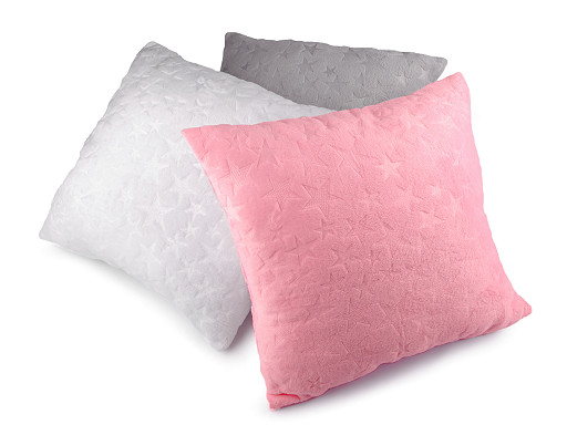 Minky Cushion/Pillow Cover, Stars 45x45 cm
