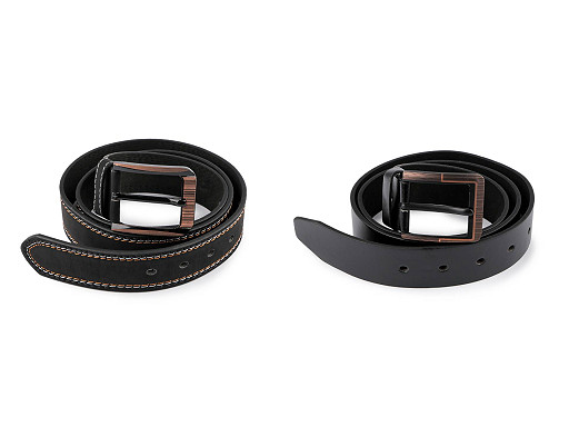  Ceinture en cuir pour homme, largeur 3,7 cm