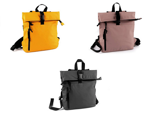  Zaino piccolo, con ruote, impermeabile, dimensioni: 31 x 31 cm