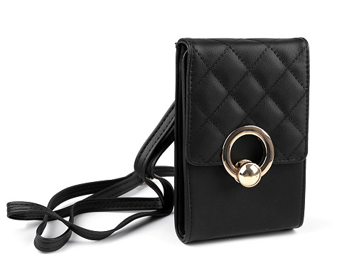 Peňaženka s vreckom na mobil cez rameno Crossbody 11x17 cm