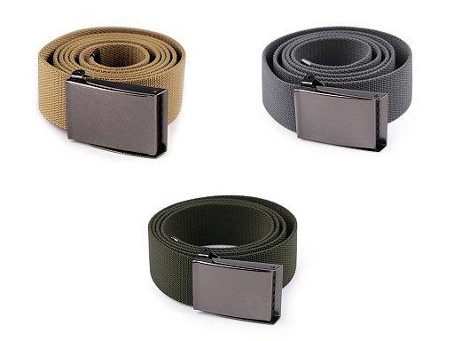 Ceinture élastique unisexe, largeur 3,8 cm