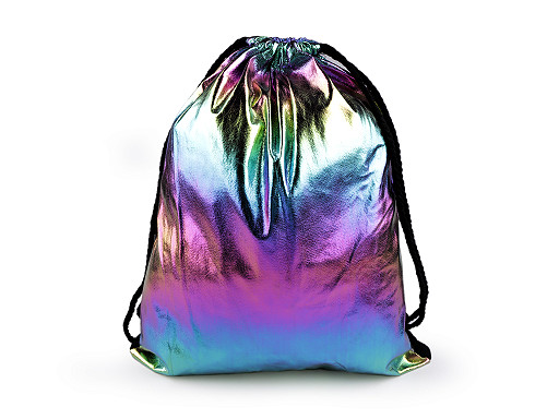 Metallic Drawstring Bag 