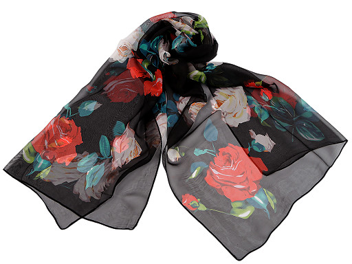 Letná šatka / šál 50x155 cm