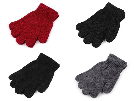 Gants chenille pour enfants