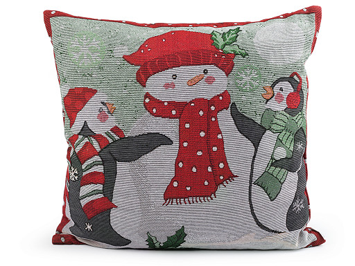 Christmas Tapestry Pillow / Cushion Cover, Children Christmas Tapestry Pillow / Cushion Cover, Children