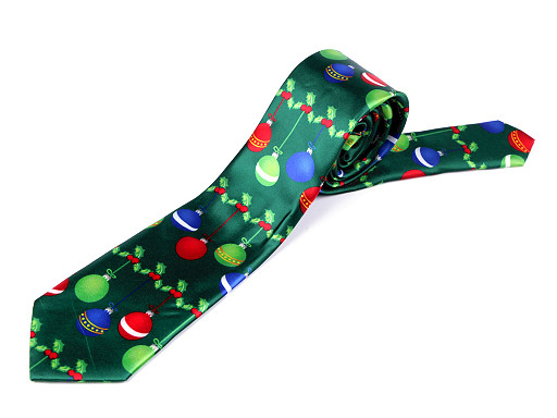 Cravată din satin de Crăciun 