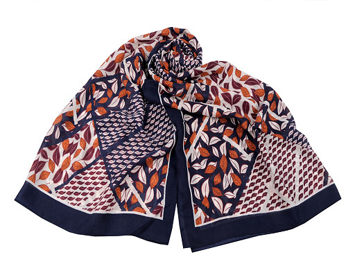 Scarf / Shawl Leaves 80x180 cm