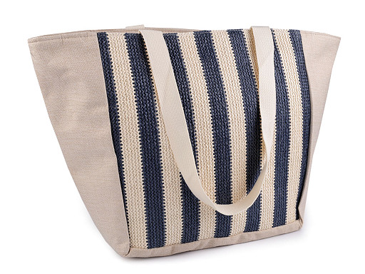 Summer bag with stripes 34x55 cm