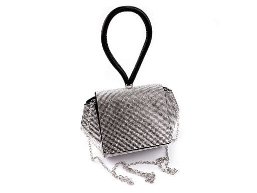 Borsetta / pochette da sera, con strass