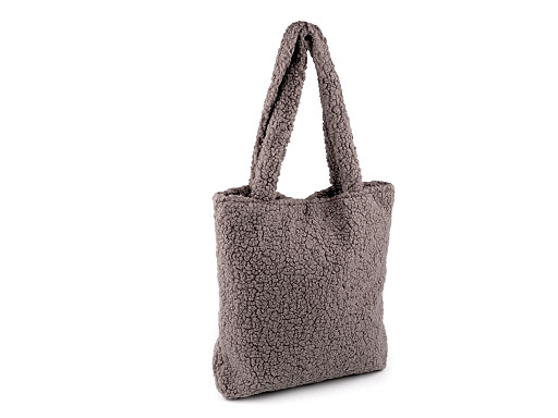 Teddy fur bag / handbag 36x39 cm