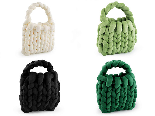 Sac en laine fait main, 25 x 22 cm