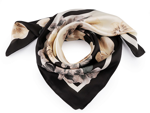 Satin scarf 70x70 cm