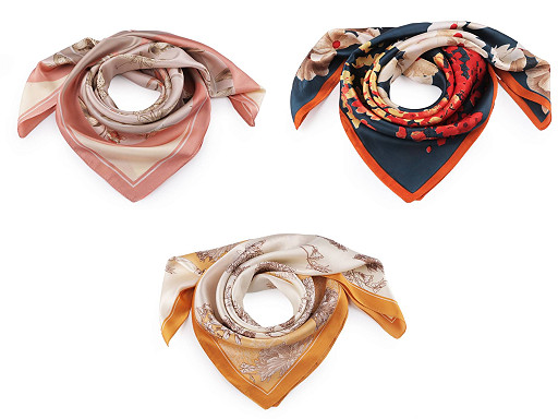 Eșarfă din satin 70x70 cm