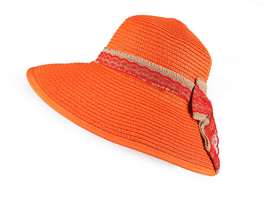 Ladies summer hat / straw hat