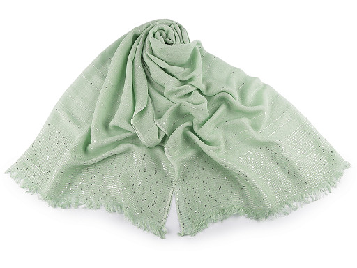 Tuch/Schal mit Pailletten, 80 x 185 cm