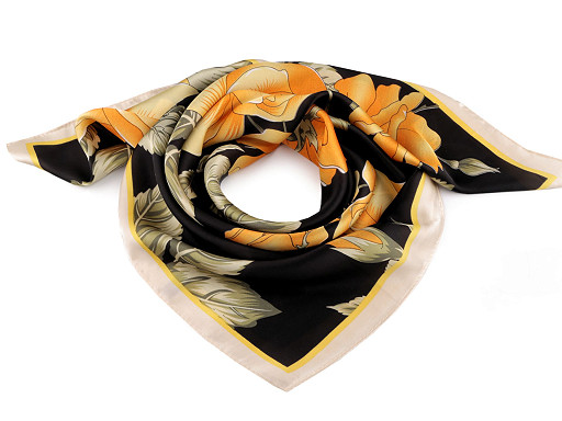 Satin Scarf 70x70 cm, Rose