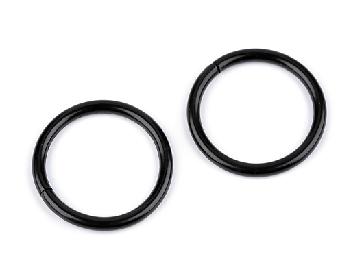 Ring schwarz Ø 25 mm für Lederwaren