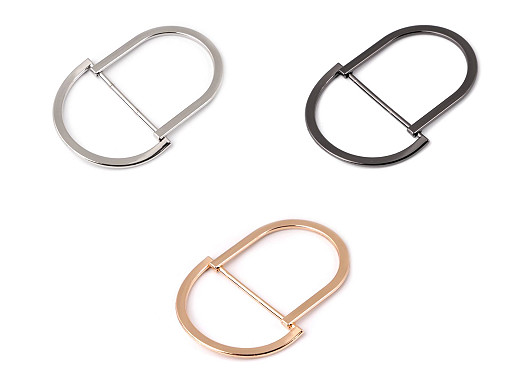 Kovová spona dvojitá, průvlek 30 mm