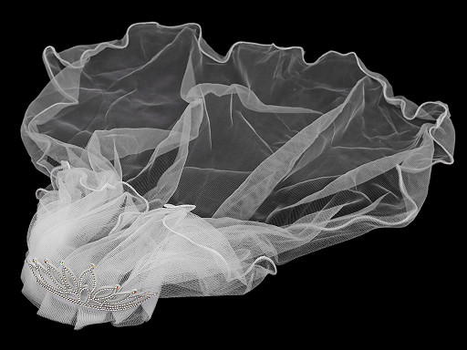 Στεφάνι μαλλιών / στέμμα με πέπλο